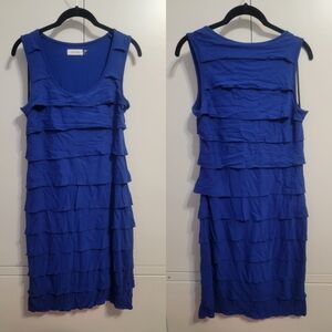 Calvin Klein Bandage Style Cobalt Blue Dress